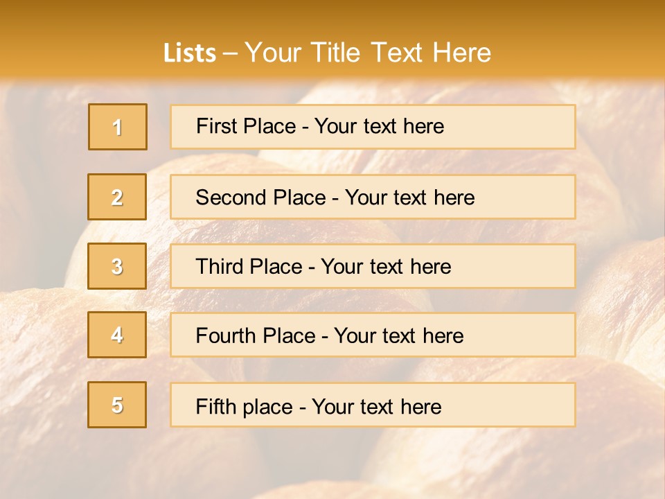 Refreshment Fresh Baked PowerPoint Template