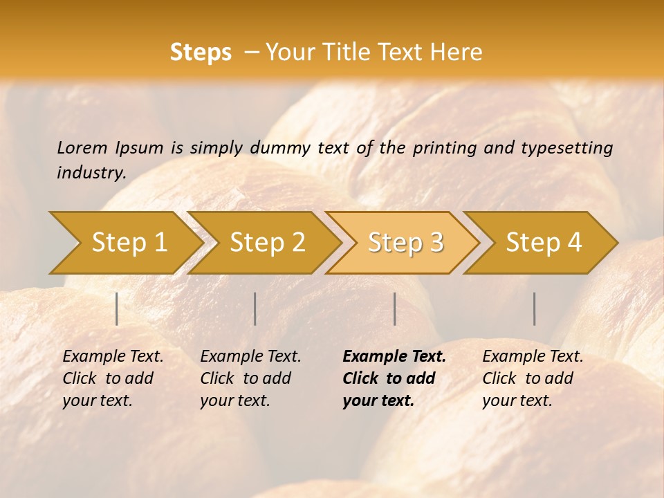 Refreshment Fresh Baked PowerPoint Template