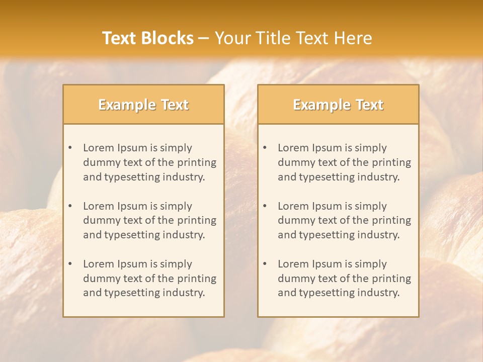 Refreshment Fresh Baked PowerPoint Template