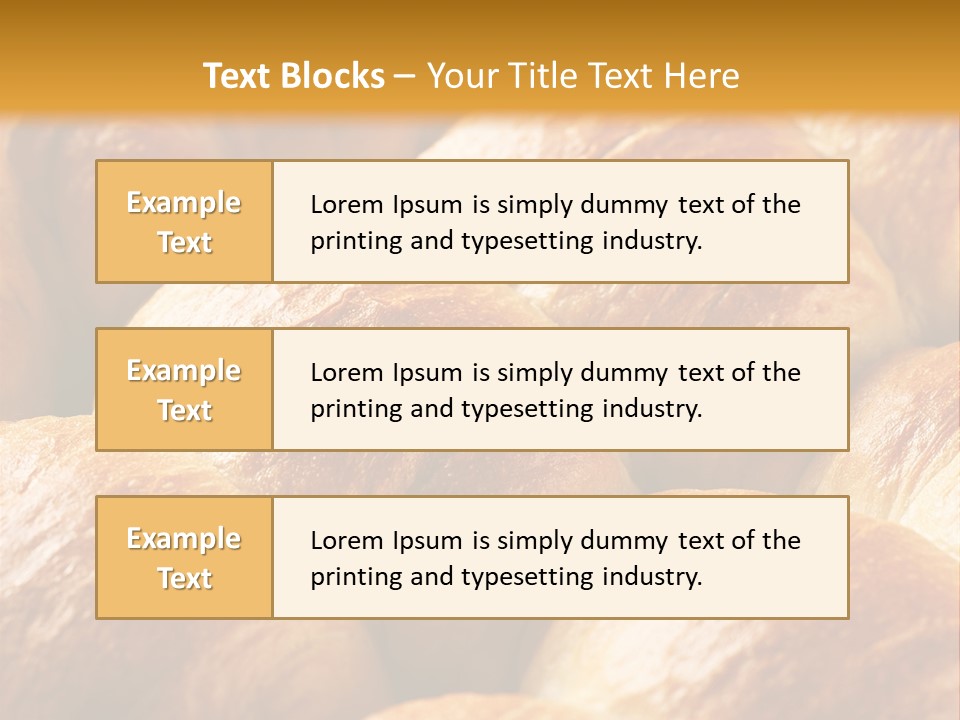 Refreshment Fresh Baked PowerPoint Template