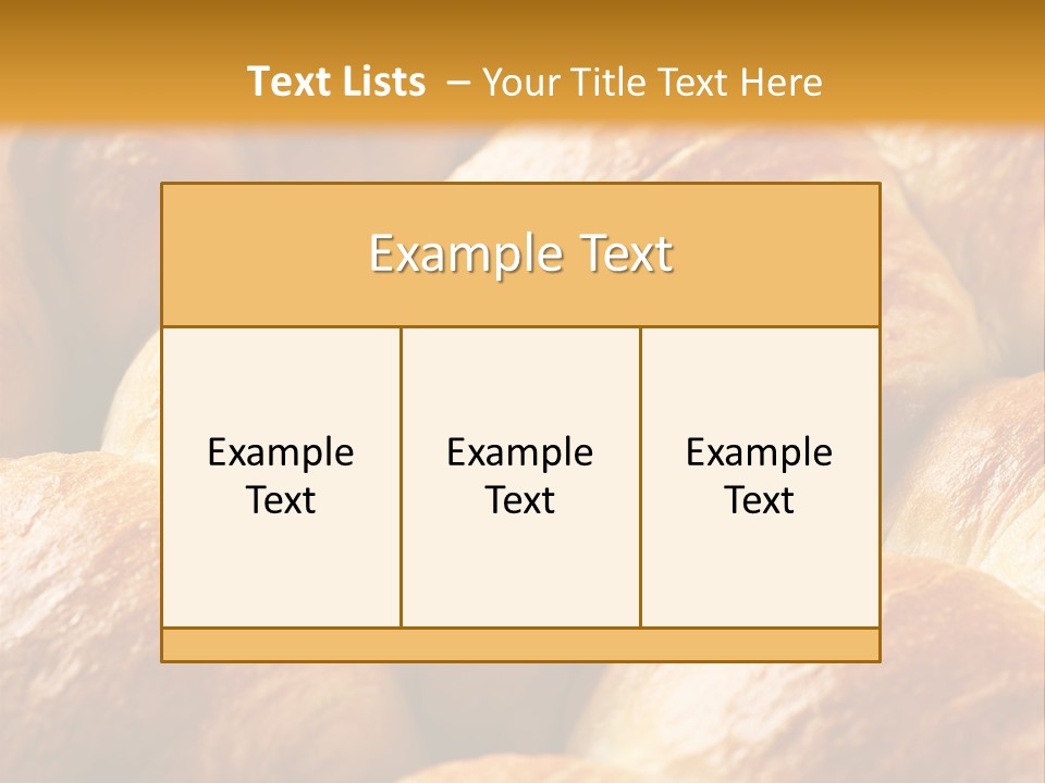 Refreshment Fresh Baked PowerPoint Template