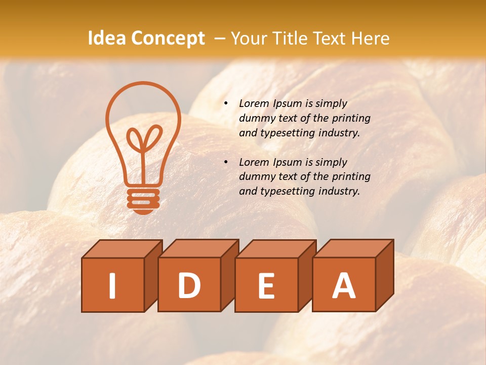 Refreshment Fresh Baked PowerPoint Template