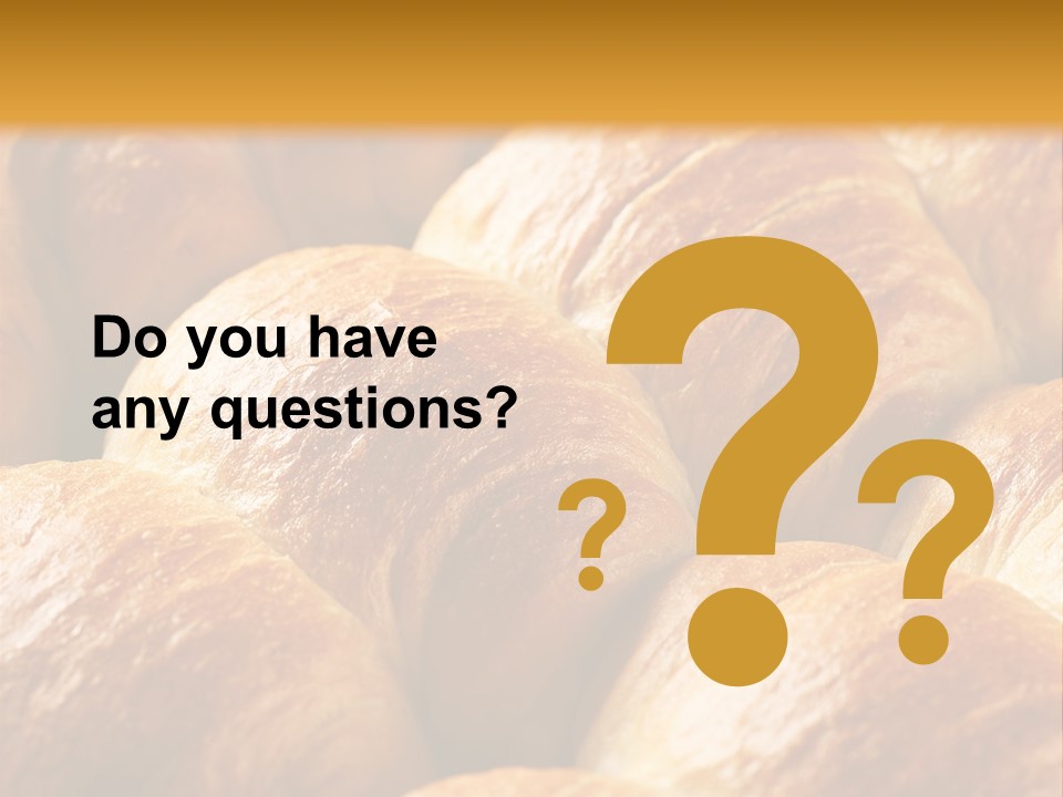 Refreshment Fresh Baked PowerPoint Template