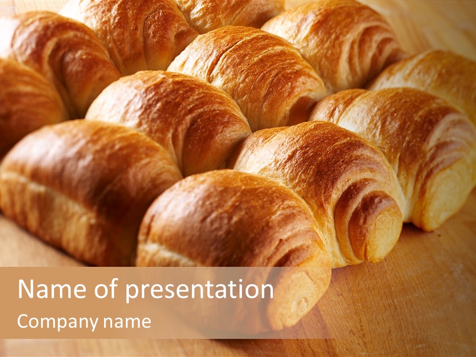 Breakfast Bread Baked PowerPoint Template