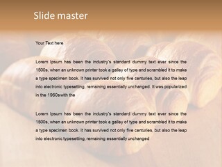 Breakfast Bread Baked PowerPoint Template