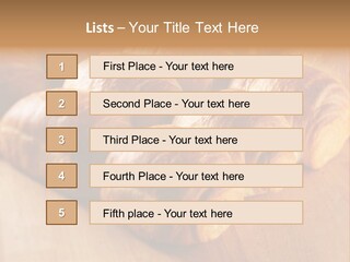 Breakfast Bread Baked PowerPoint Template