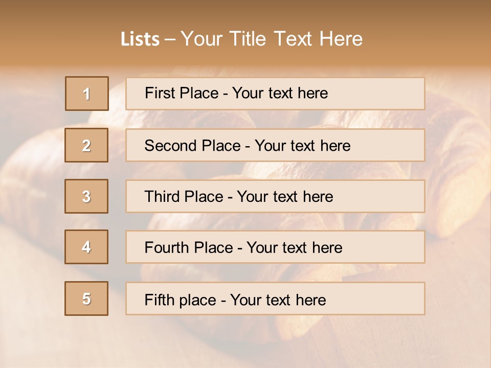 Breakfast Bread Baked PowerPoint Template