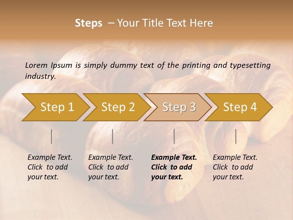 Breakfast Bread Baked PowerPoint Template