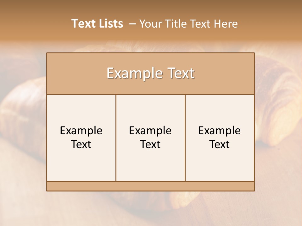 Breakfast Bread Baked PowerPoint Template