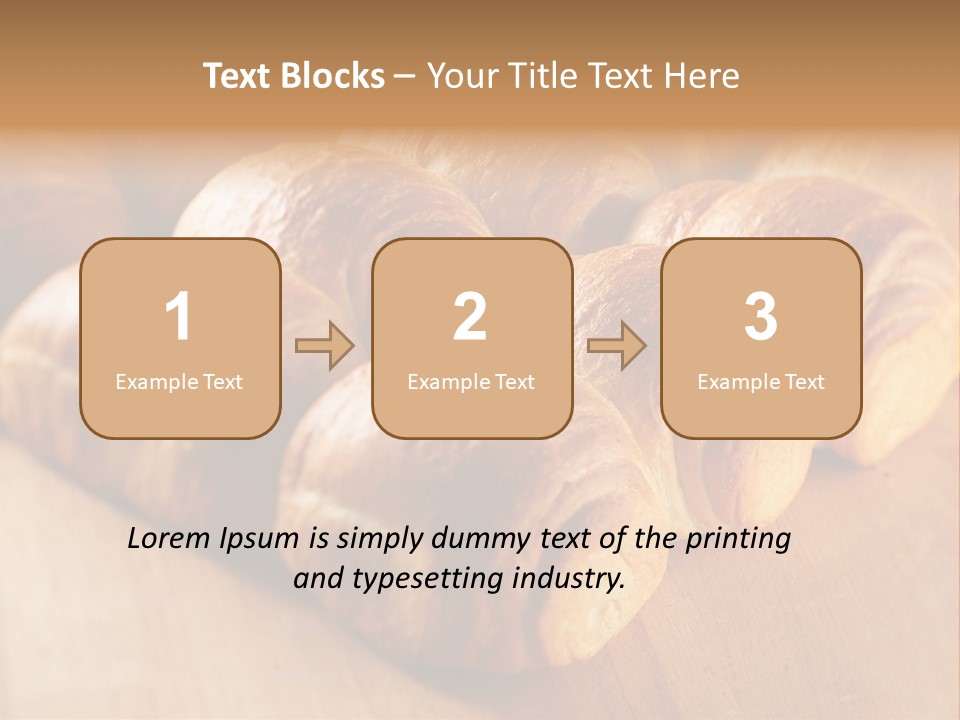 Breakfast Bread Baked PowerPoint Template