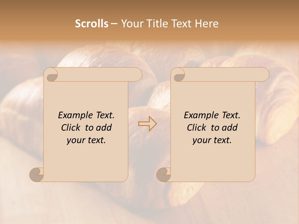 Breakfast Bread Baked PowerPoint Template