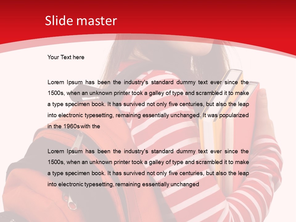 White One Learn PowerPoint Template