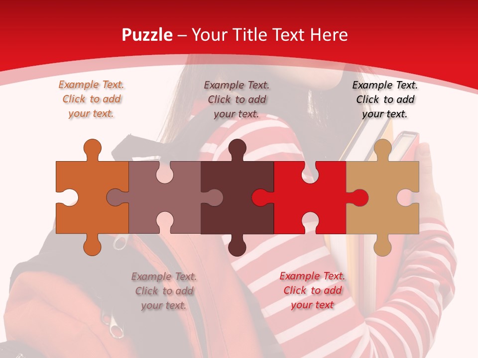 White One Learn PowerPoint Template