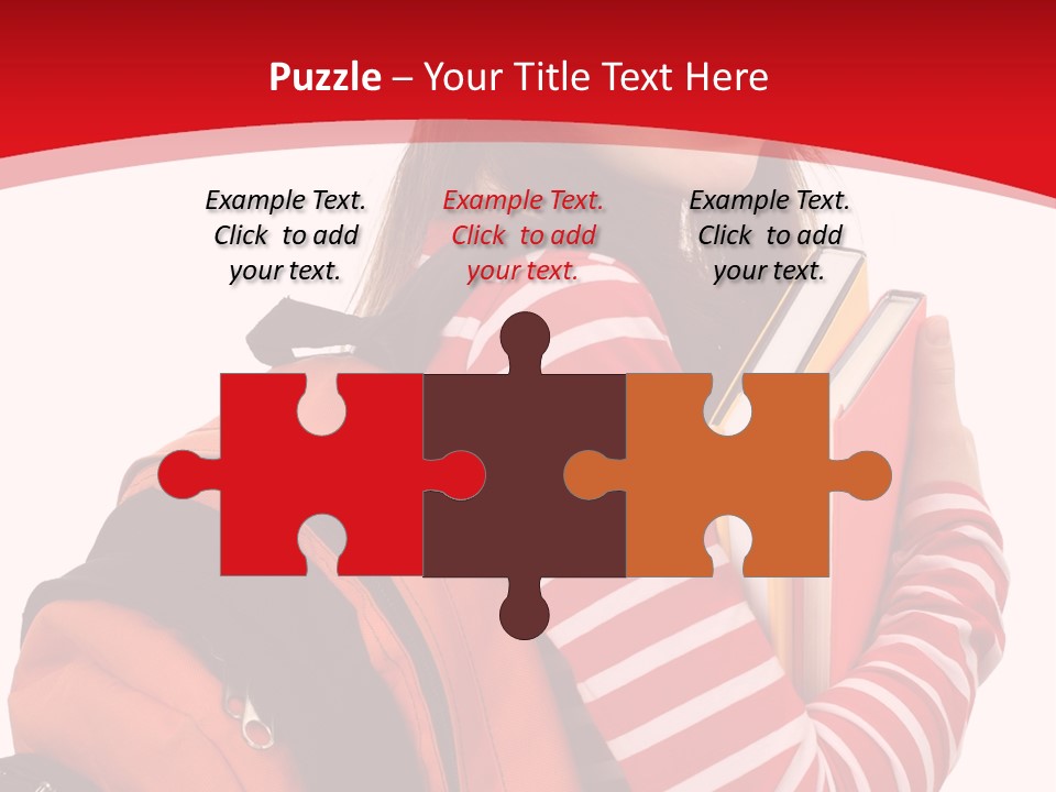 White One Learn PowerPoint Template