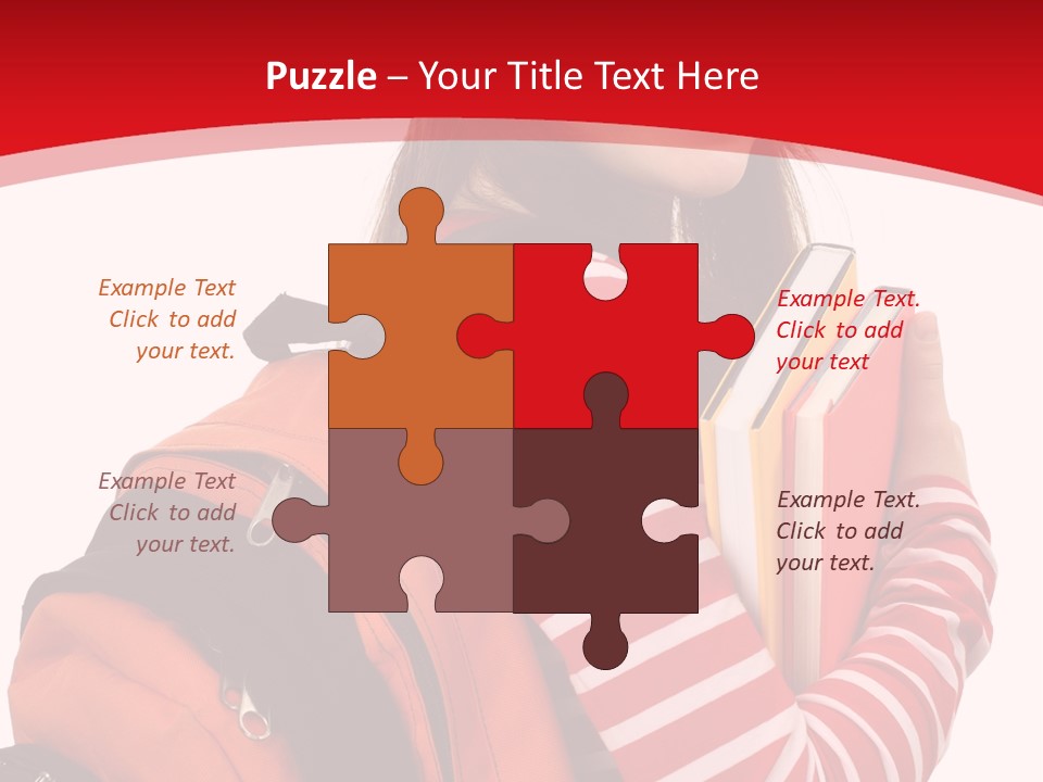 White One Learn PowerPoint Template