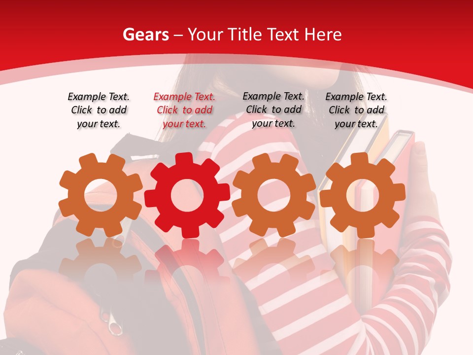 White One Learn PowerPoint Template