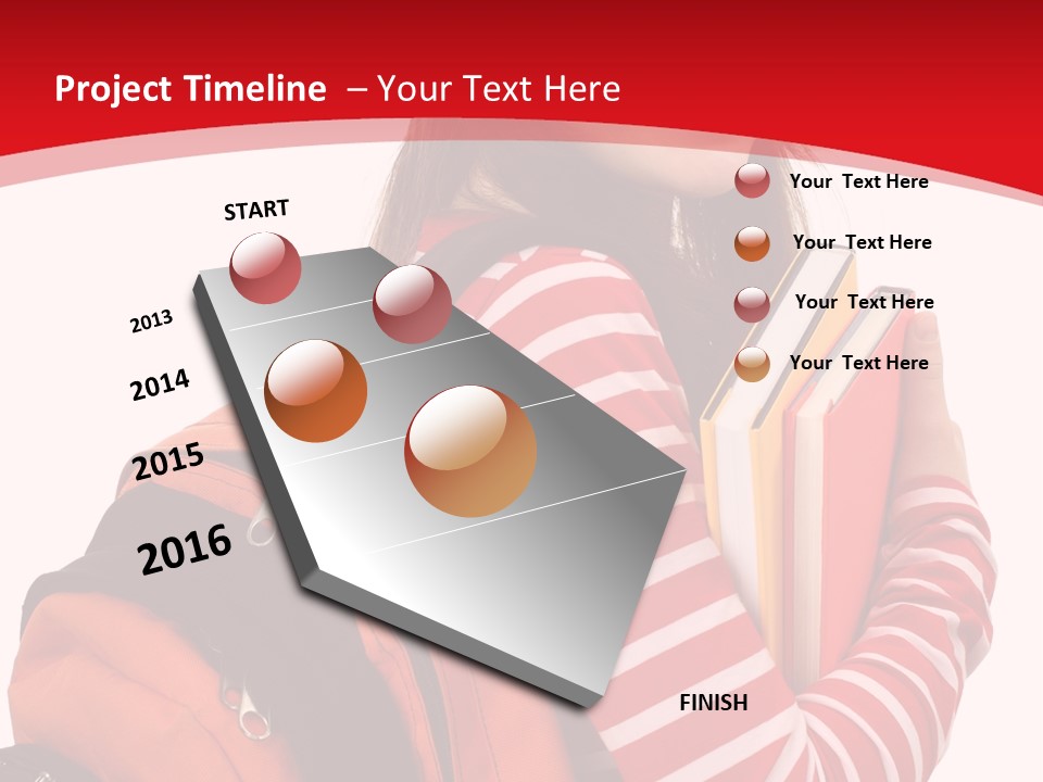 White One Learn PowerPoint Template