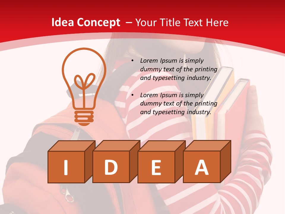 White One Learn PowerPoint Template