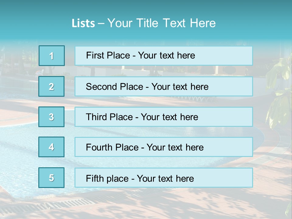 Sky Patio Summer PowerPoint Template