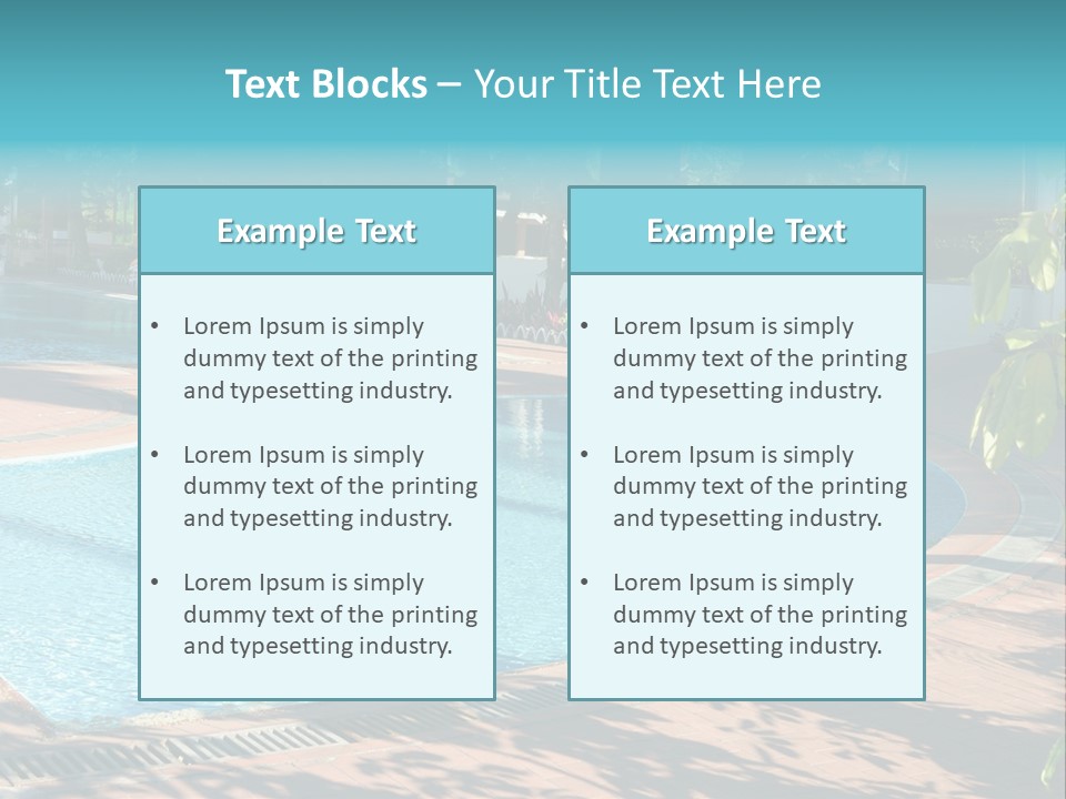 Sky Patio Summer PowerPoint Template