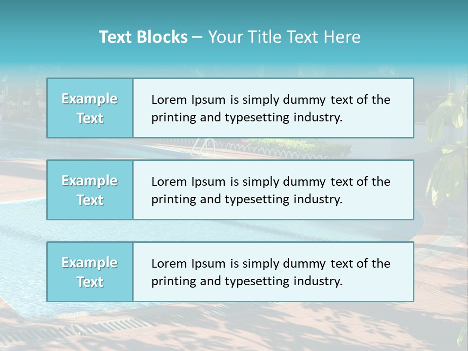 Sky Patio Summer PowerPoint Template