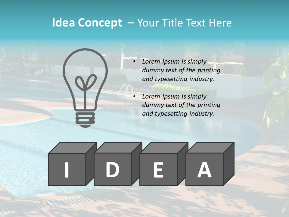 Sky Patio Summer PowerPoint Template