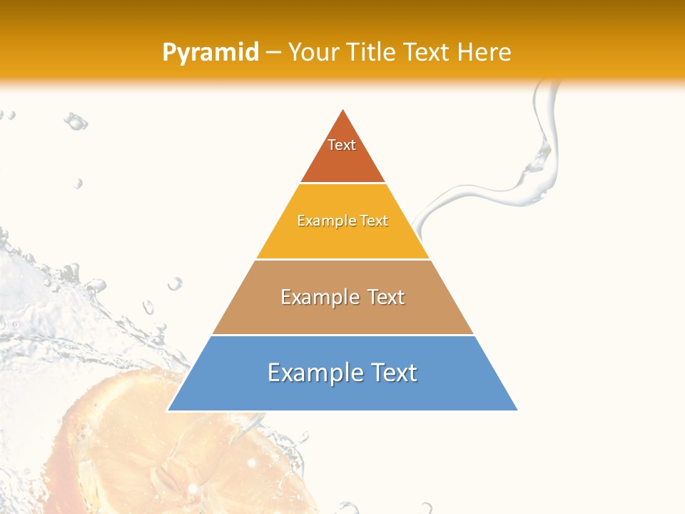 Food Falling Soda PowerPoint Template