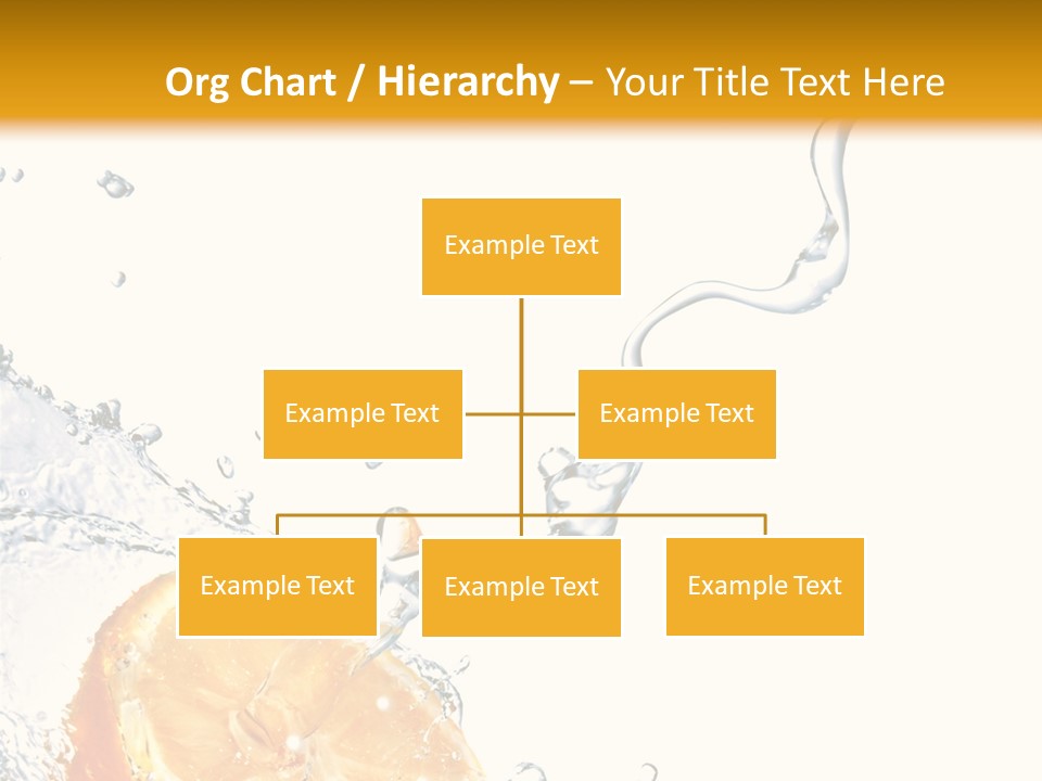 Food Falling Soda PowerPoint Template