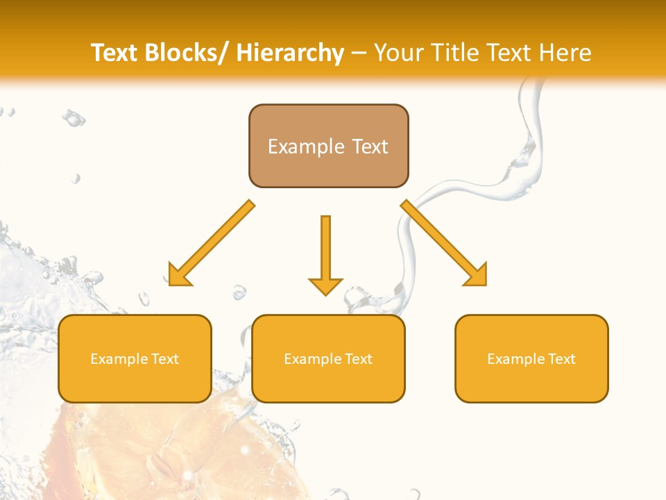 Food Falling Soda PowerPoint Template