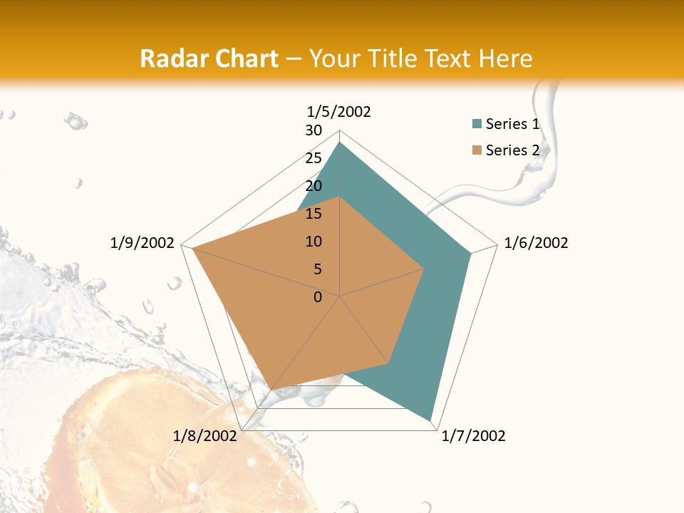 Food Falling Soda PowerPoint Template