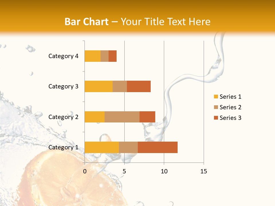 Food Falling Soda PowerPoint Template