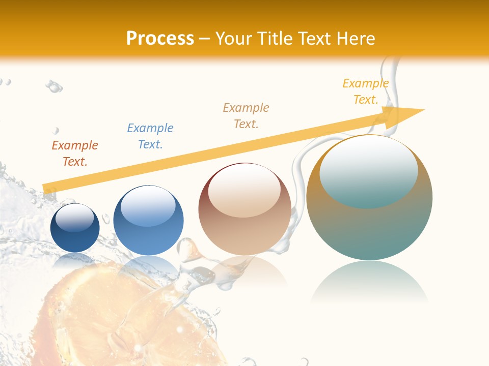 Food Falling Soda PowerPoint Template