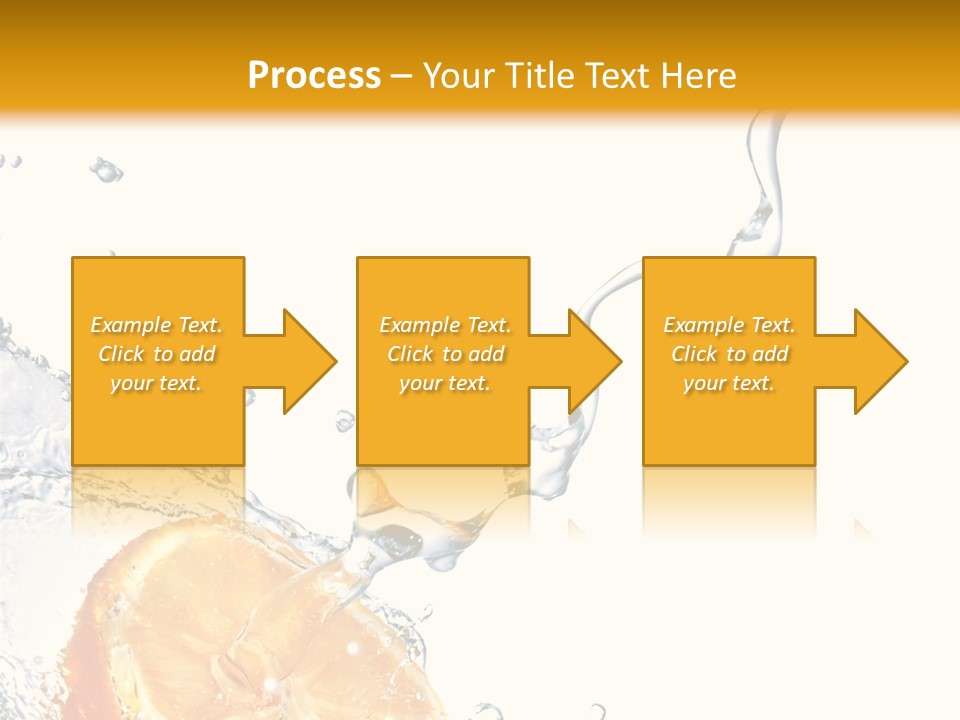 Food Falling Soda PowerPoint Template