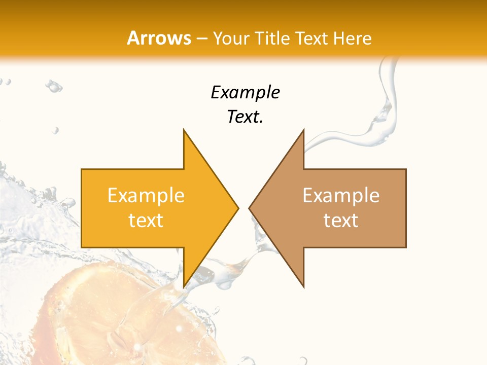 Food Falling Soda PowerPoint Template