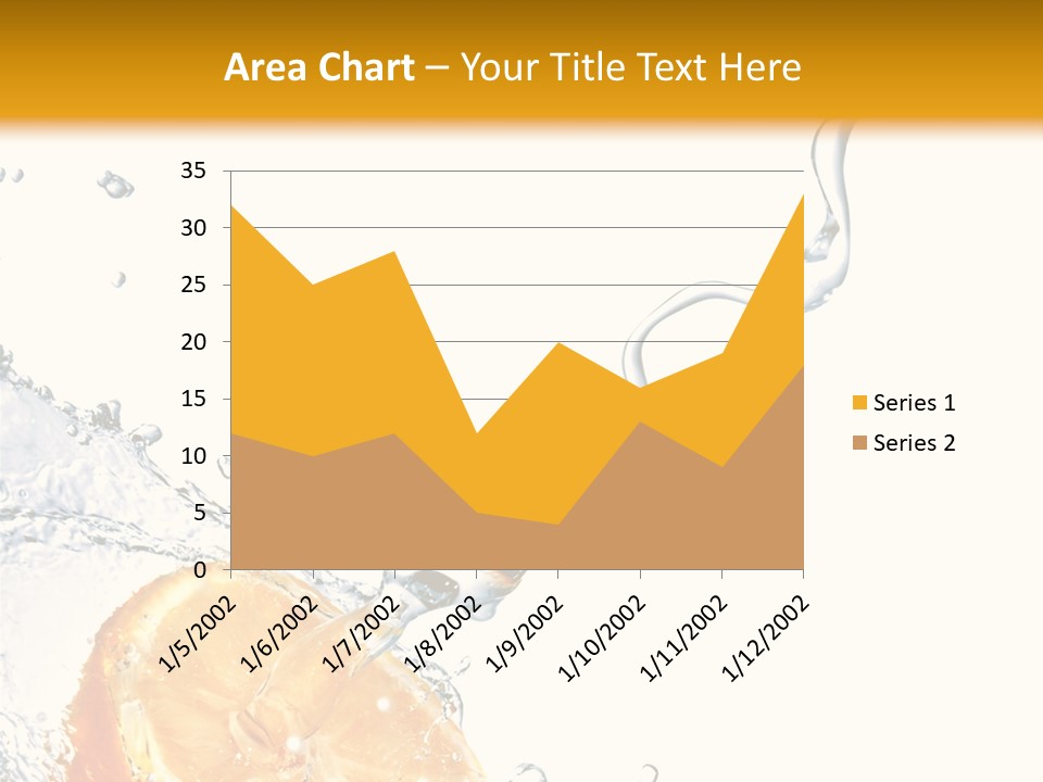 Food Falling Soda PowerPoint Template