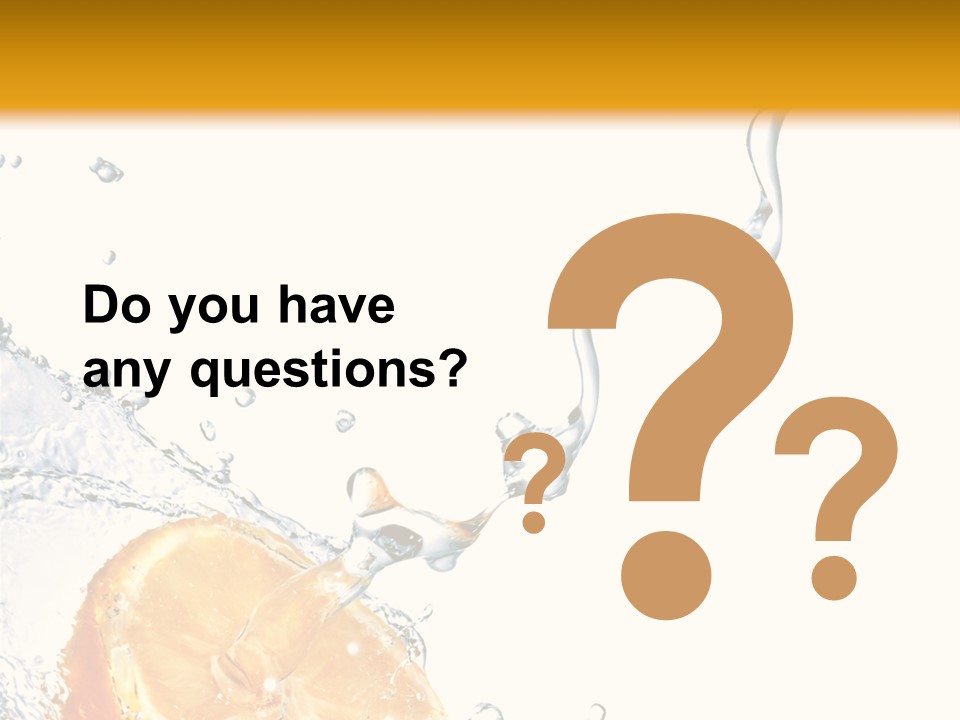 Food Falling Soda PowerPoint Template