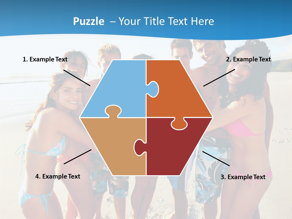 House Horizontal Blue PowerPoint Template