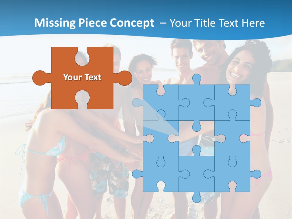 House Horizontal Blue PowerPoint Template