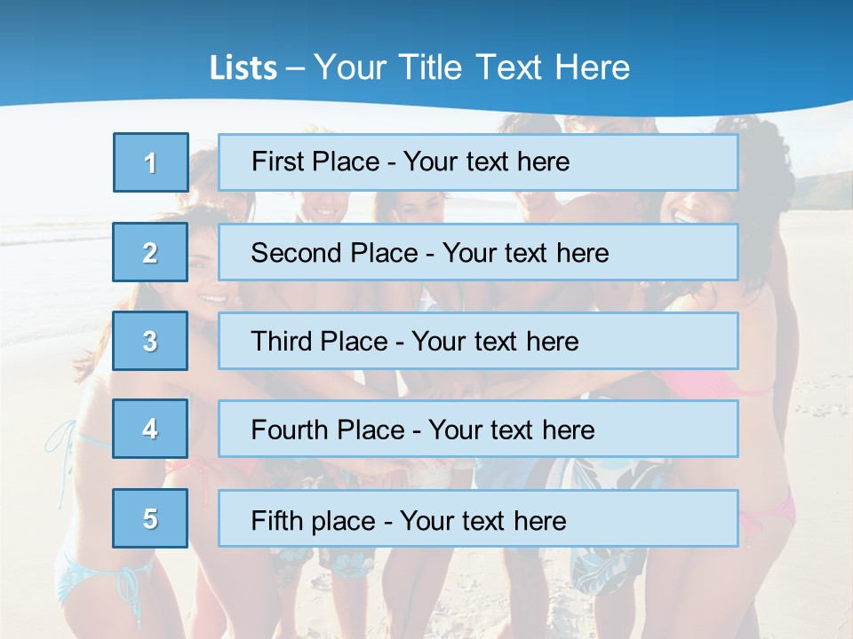House Horizontal Blue PowerPoint Template