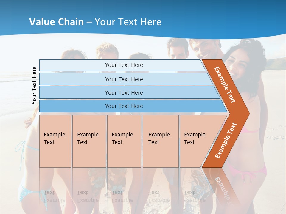 House Horizontal Blue PowerPoint Template