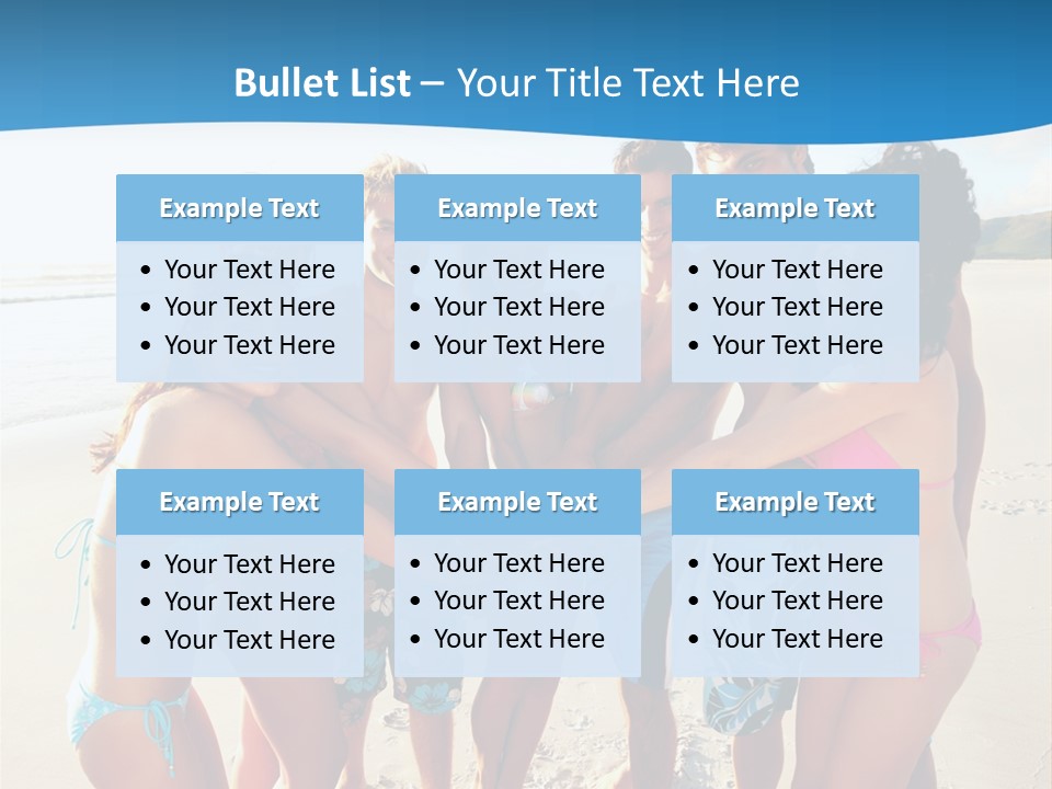 House Horizontal Blue PowerPoint Template