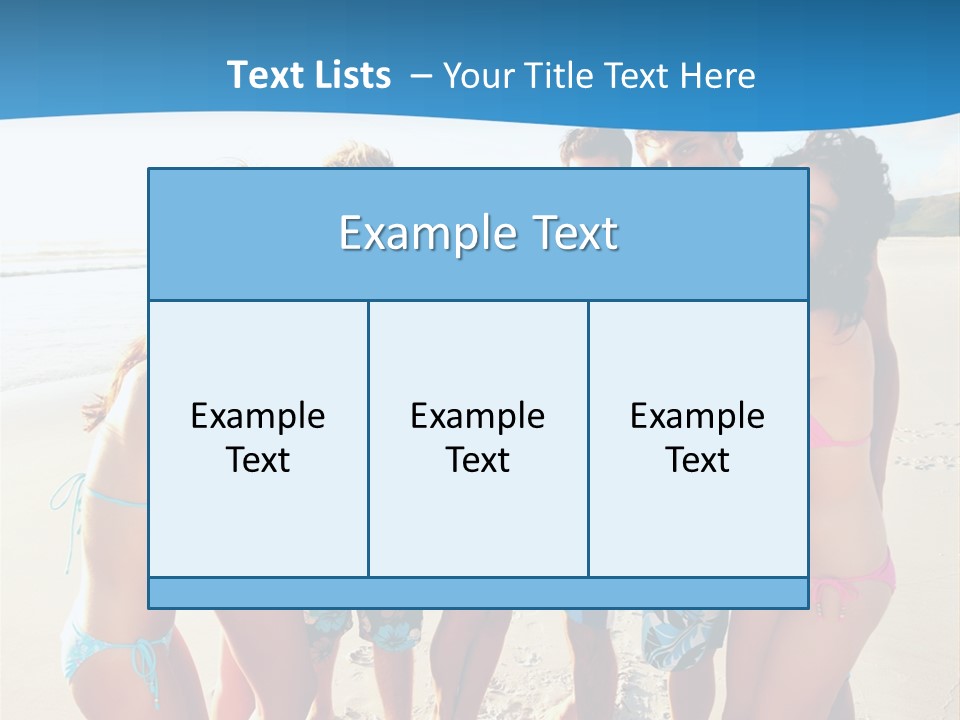 House Horizontal Blue PowerPoint Template