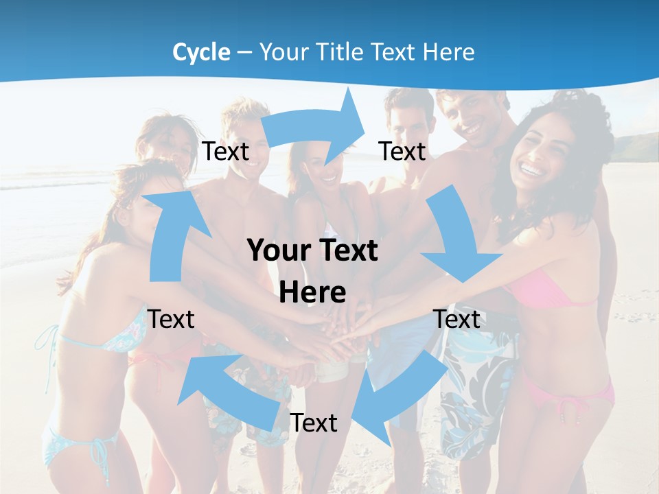 House Horizontal Blue PowerPoint Template