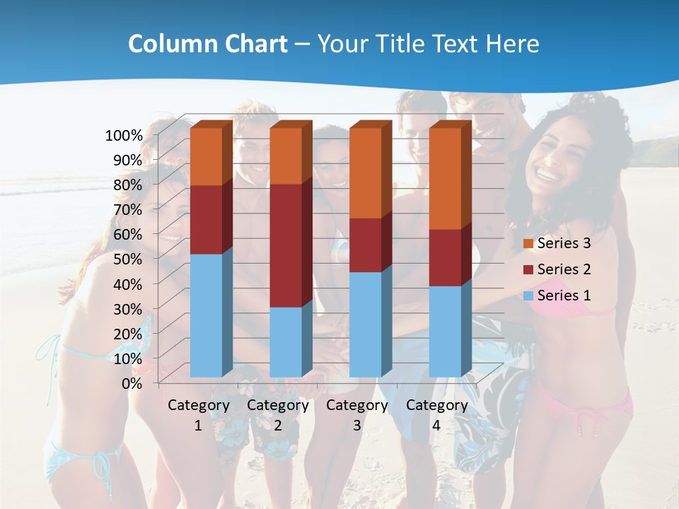 House Horizontal Blue PowerPoint Template