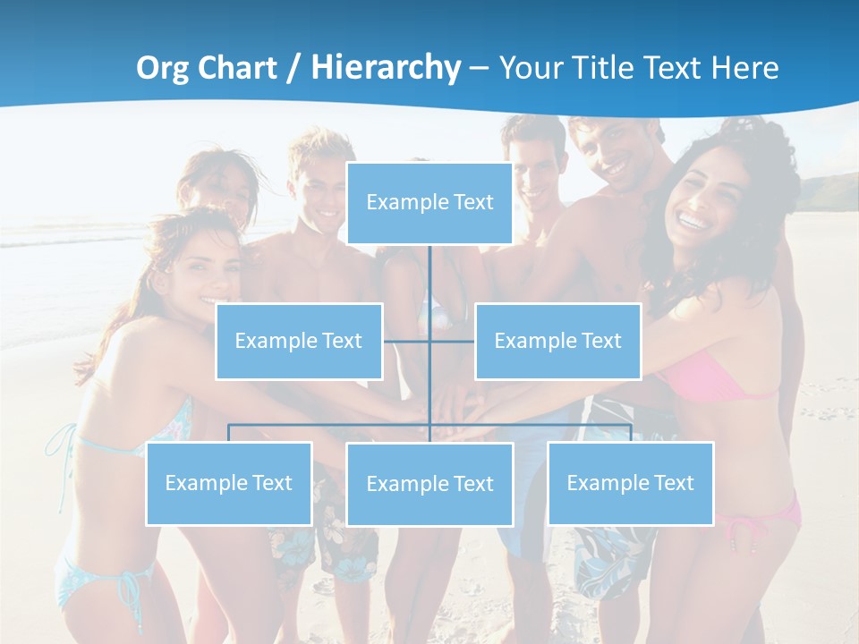 House Horizontal Blue PowerPoint Template