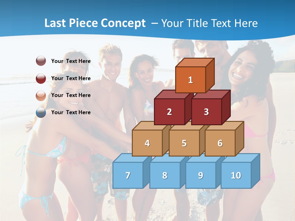 House Horizontal Blue PowerPoint Template