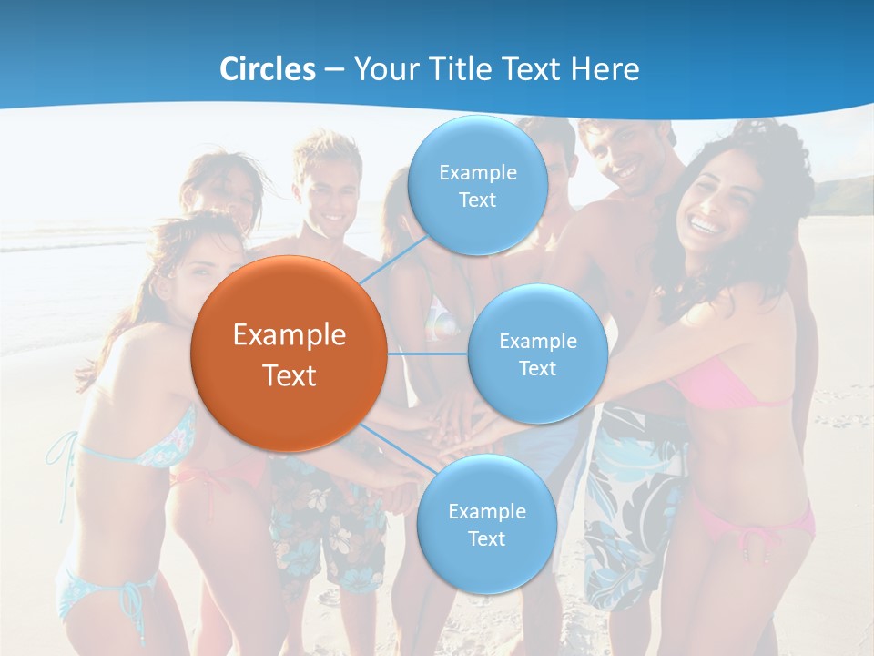 House Horizontal Blue PowerPoint Template