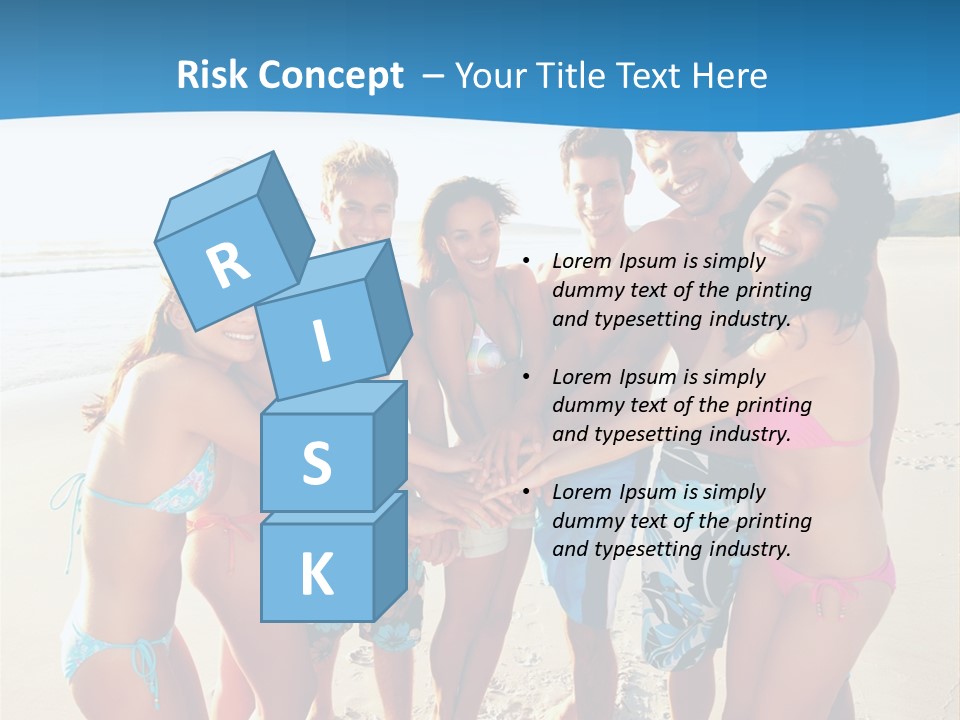 House Horizontal Blue PowerPoint Template