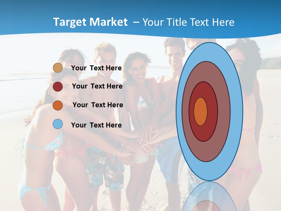 House Horizontal Blue PowerPoint Template