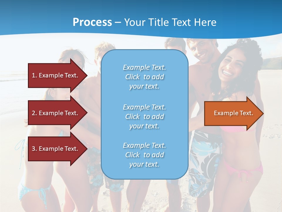 House Horizontal Blue PowerPoint Template